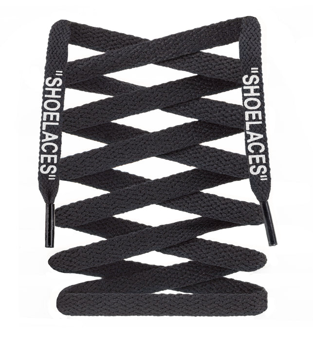Flat Reflective Printed "SHOELACES"