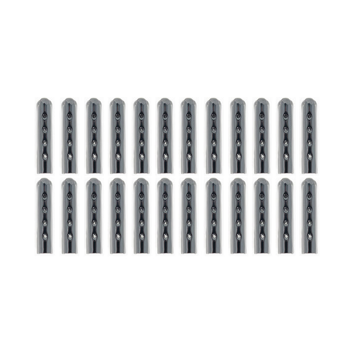 LitLaces DIY Metal Finish Aglet Tips Ends Shoelaces