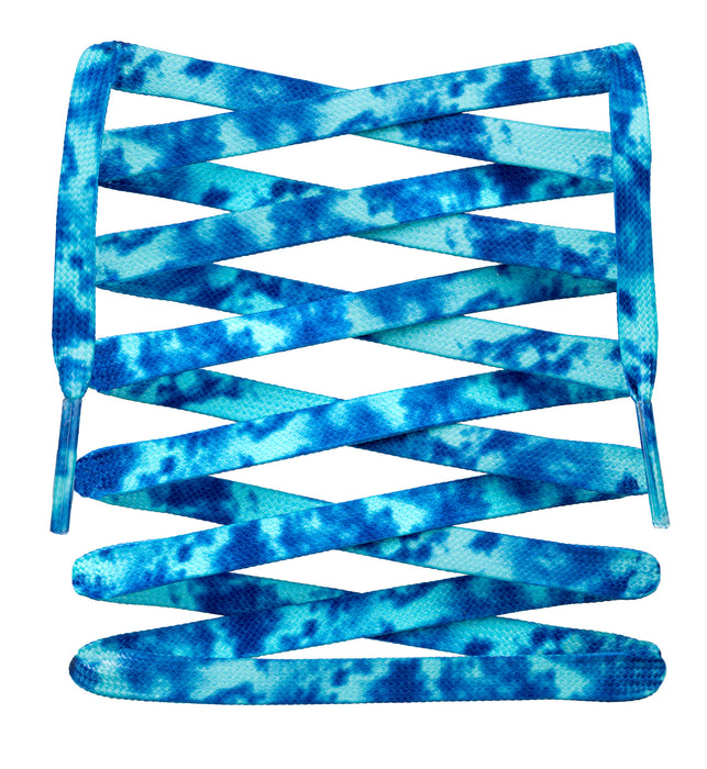 Flat Sublimated Tie-Dye Shoelaces