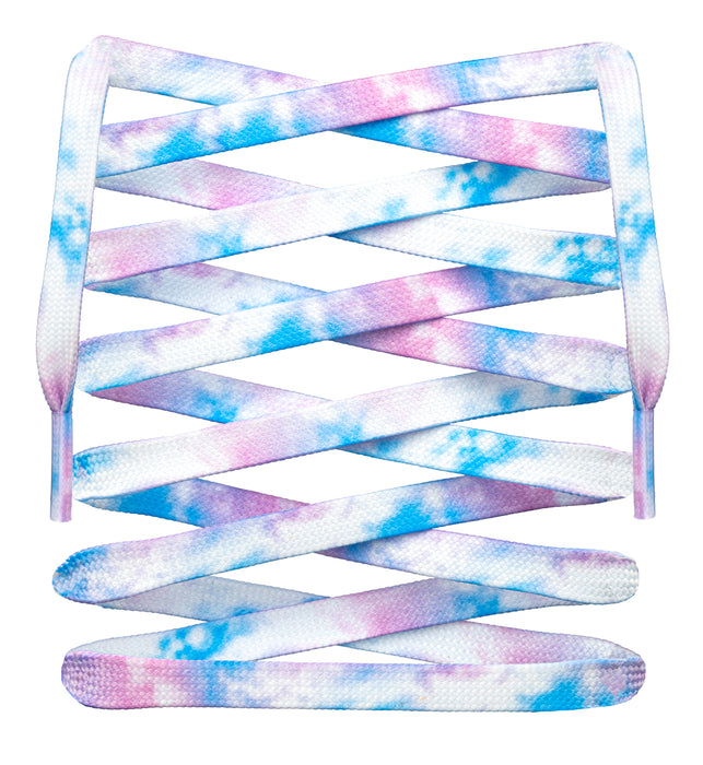Flat Sublimated Tie-Dye Shoelaces