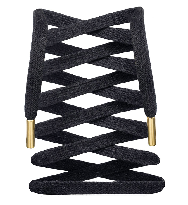 Flat Replacement Shoelaces w/ Tips