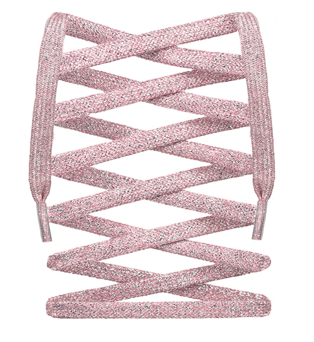 Flat Metallic Shoelaces