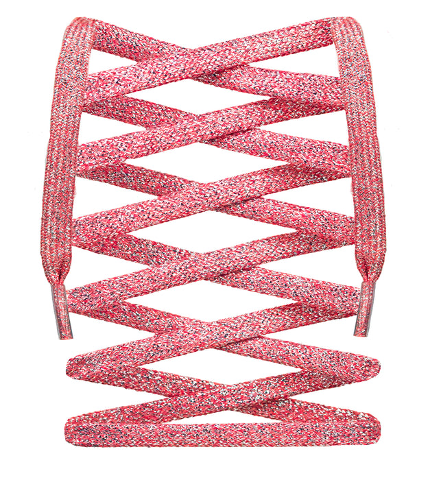 Flat Metallic Shoelaces