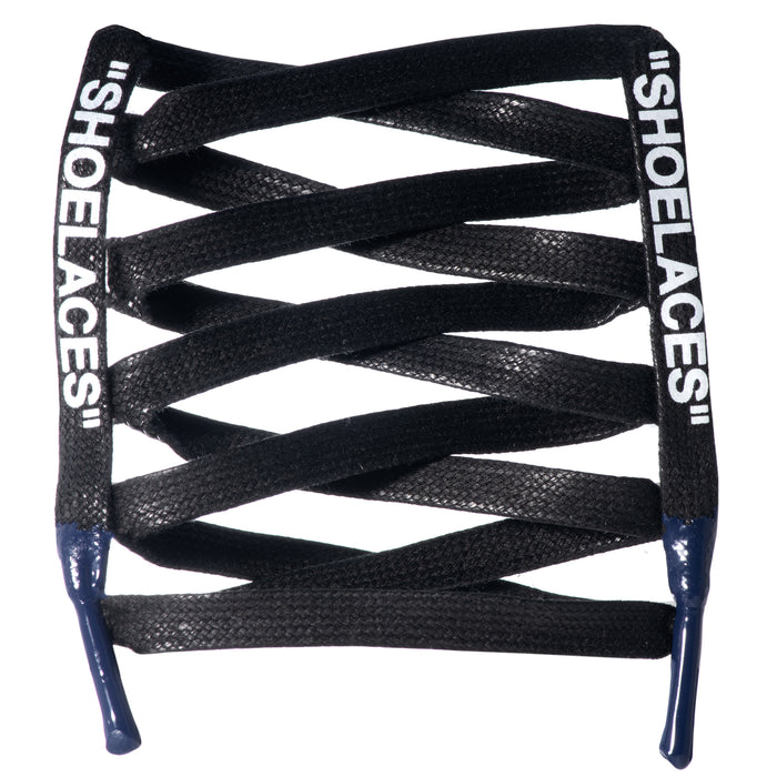 Flat Waxed "Shoelaces" with Silicone Tips - LitLaces