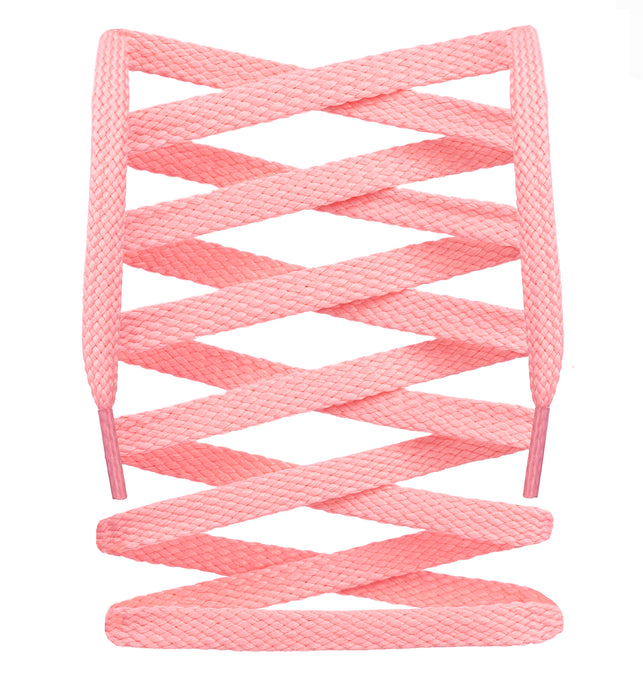 Flat Wide Cross Grain Polyester Shoelaces