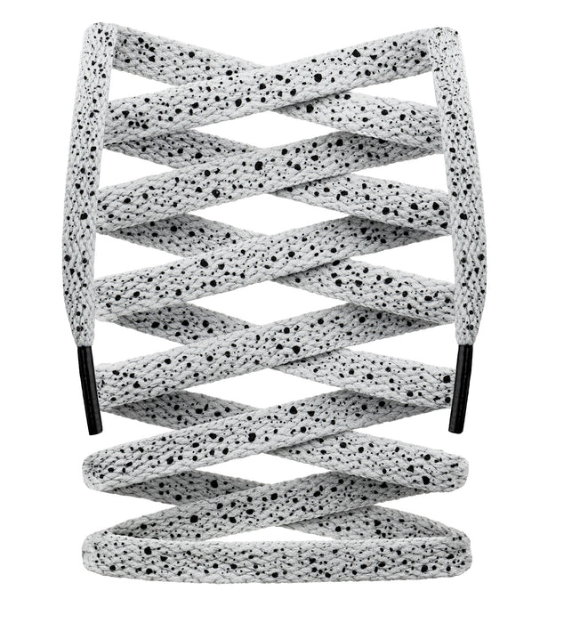 Flat Two-Tone Speckled Shoelaces