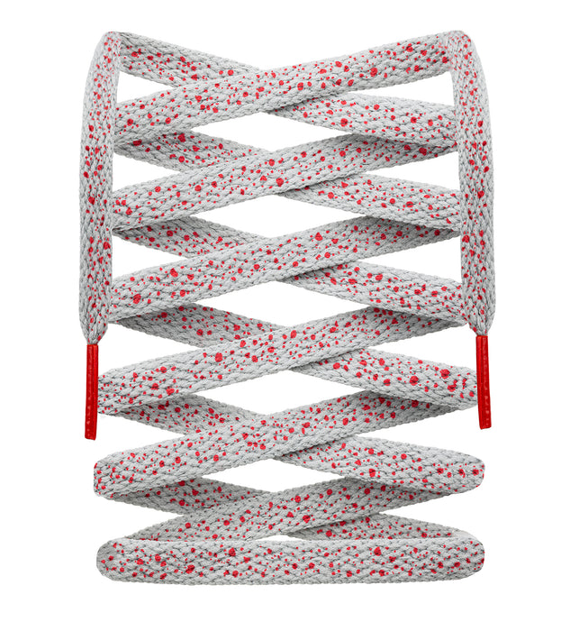 Flat Two-Tone Speckled Shoelaces