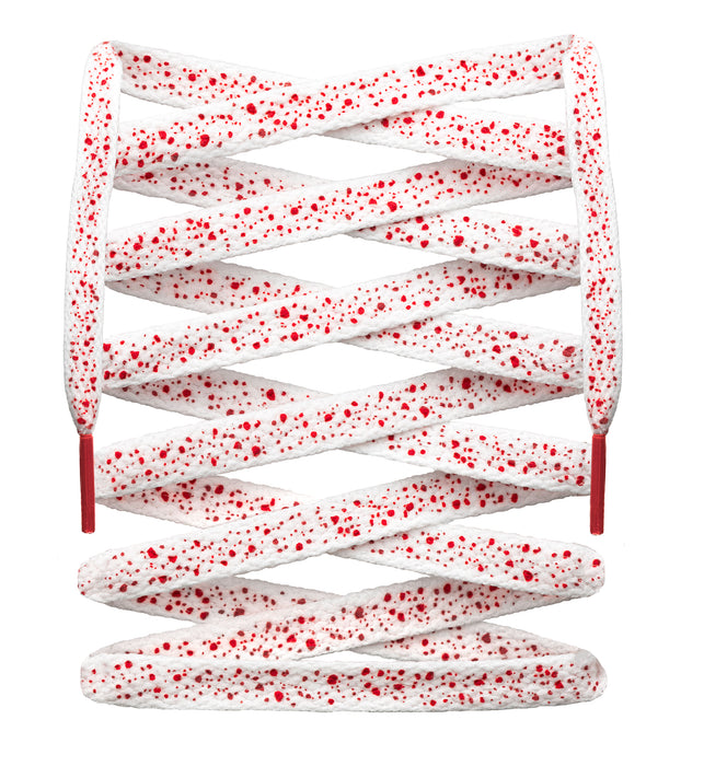 Flat Two-Tone Speckled Shoelaces