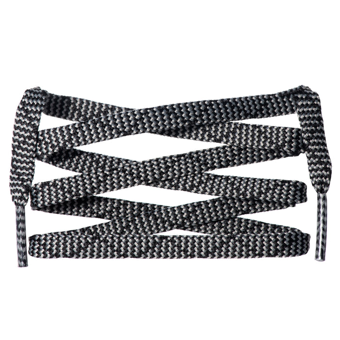 Flat Wavy Two-Tone Shoelaces - LitLaces