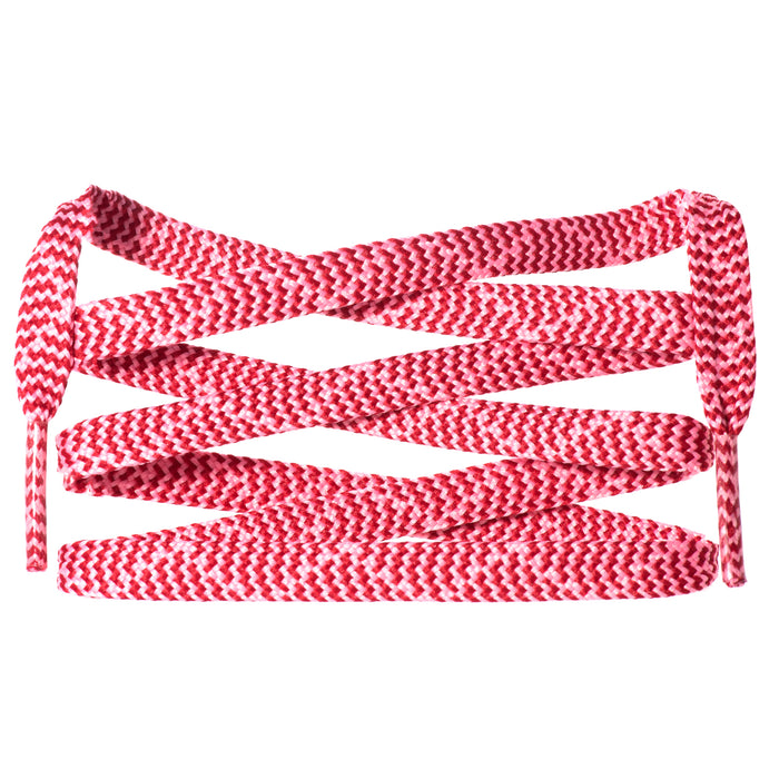 Flat Wavy Two-Tone Shoelaces - LitLaces