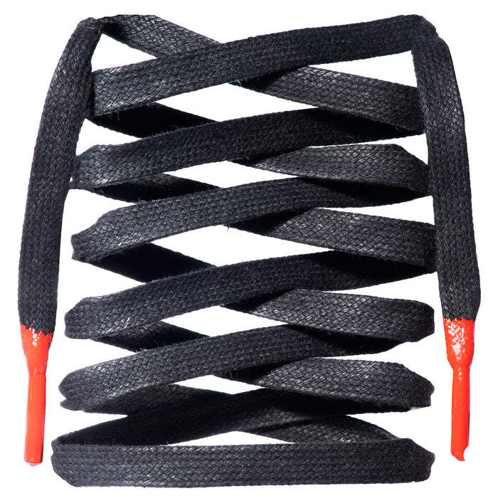 Flat Waxed Shoelaces with Silicone Tips - LitLaces