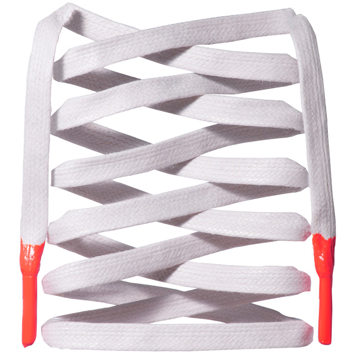 Flat Waxed Shoelaces with Silicone Tips - LitLaces