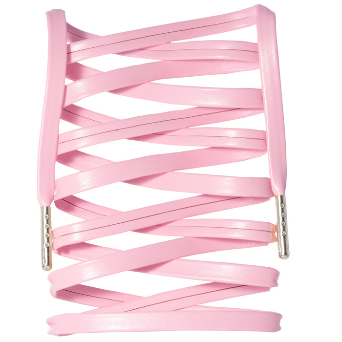 Premium Synthetic Leather Shoelaces - Silver Tips - LitLaces