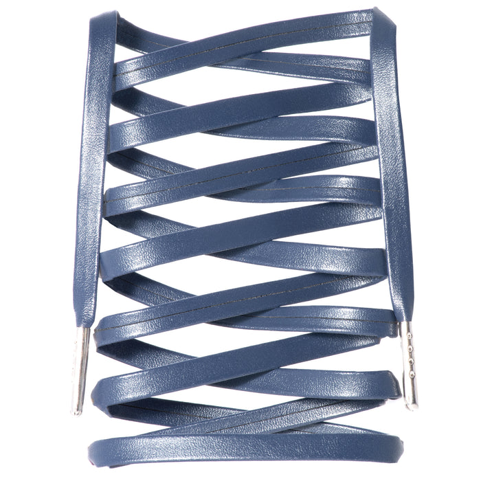 Premium Synthetic Leather Shoelaces - Silver Tips - LitLaces