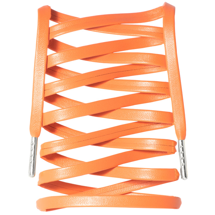 Premium Synthetic Leather Shoelaces - Silver Tips - LitLaces