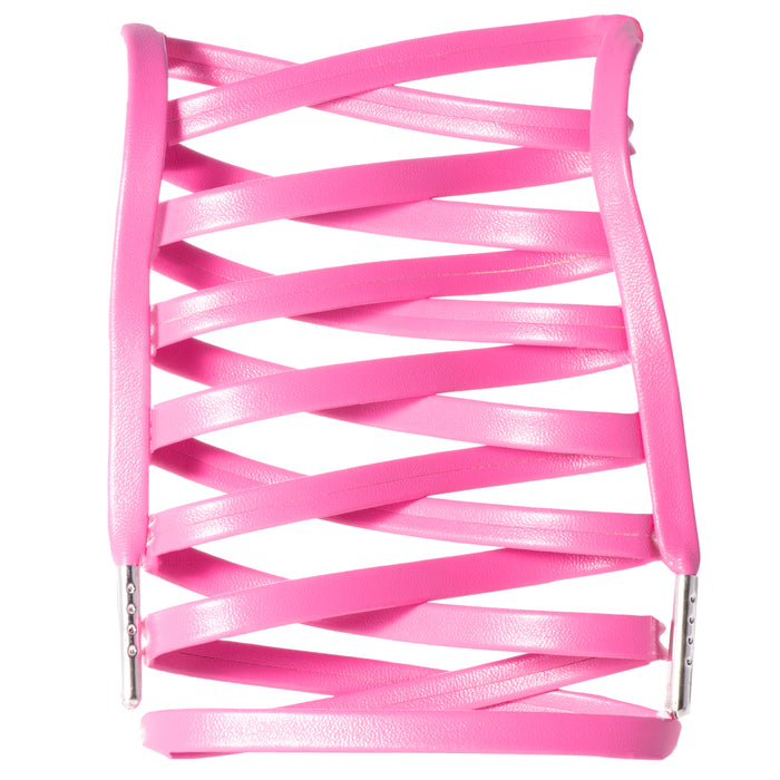 Premium Synthetic Leather Shoelaces - Silver Tips - LitLaces