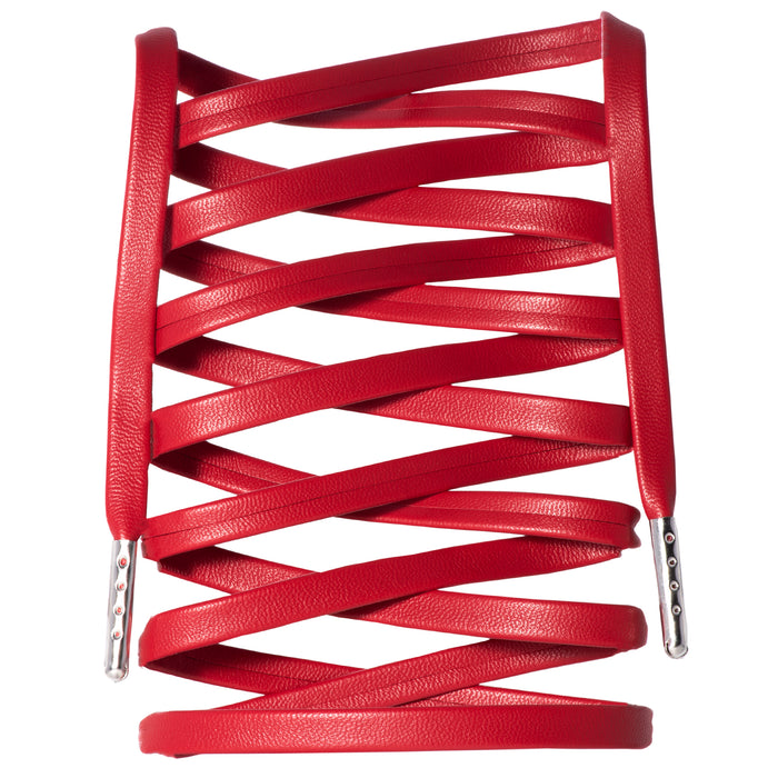 Premium Synthetic Leather Shoelaces - Silver Tips - LitLaces