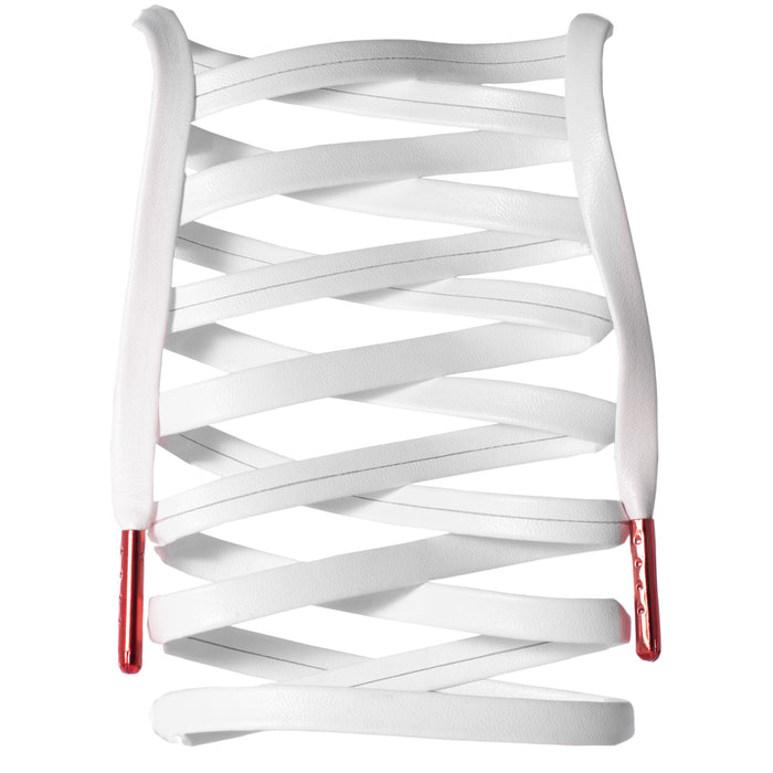 Premium Synthetic Leather Shoelaces - Colored Tips - LitLaces