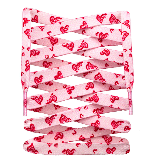 Flat Sublimated Kiss Shoelaces