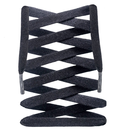 Oval Wide SB Replacement Shoelaces w/ Silver Tips
