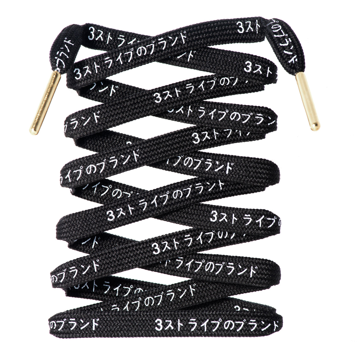 Flat Japanese Katakana Shoelaces w/ Tips — LitLaces®