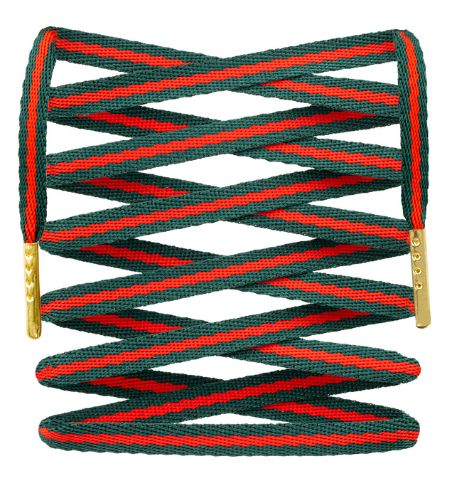 gucci colored striped shoe laces