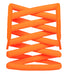 oval sb dunk shoelaces litlaces neon orange